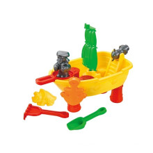 Popular verão brinquedos 14 PCS plástico areia praia barco (10217447)